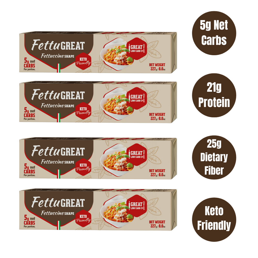 Great Low Carb Fettuccine 4 Pack Pasta Deal