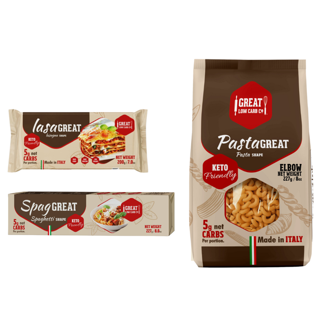 Elbow, Spaghetti and Lasagna