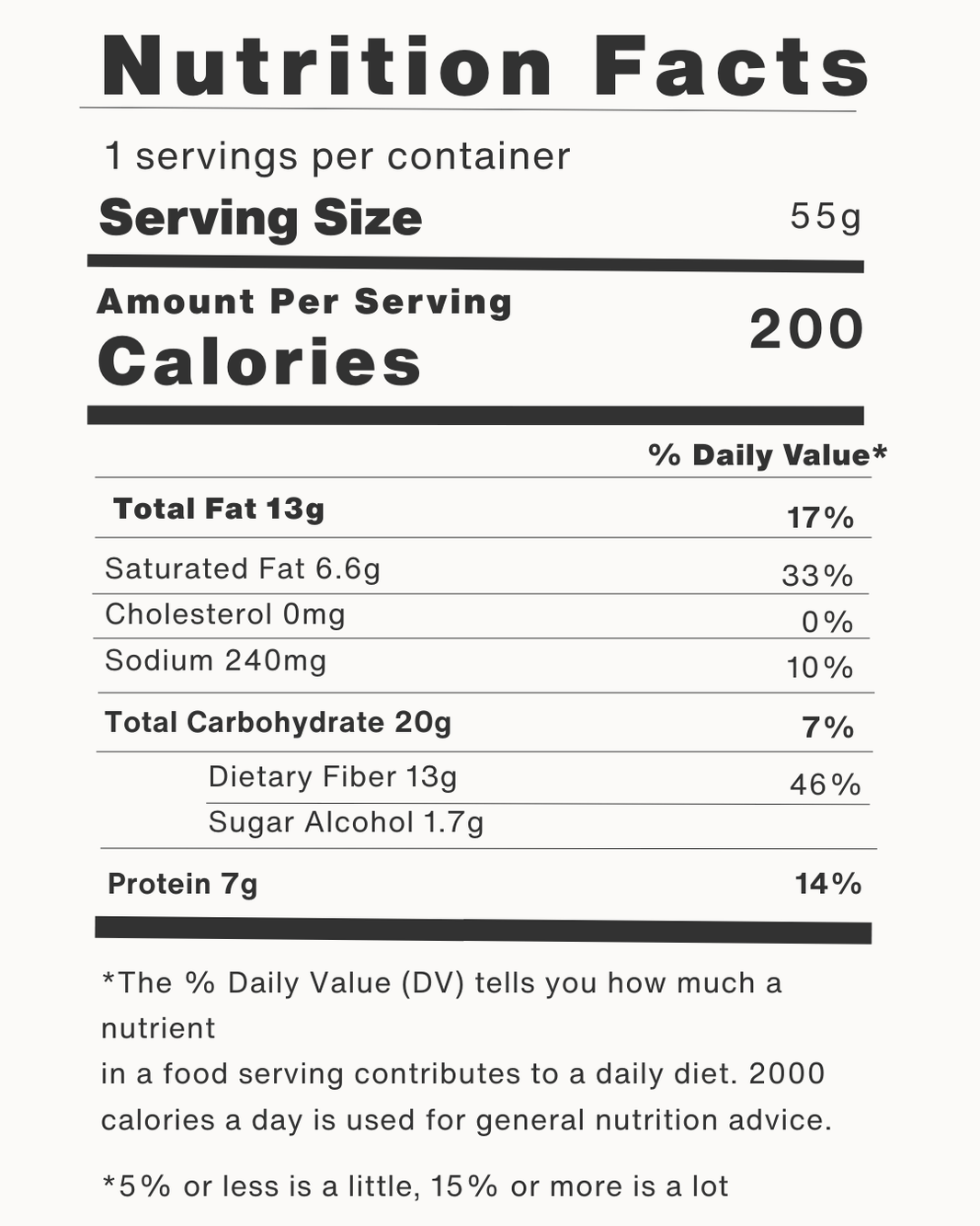 image Lowline Croissant – Chocolate 55g