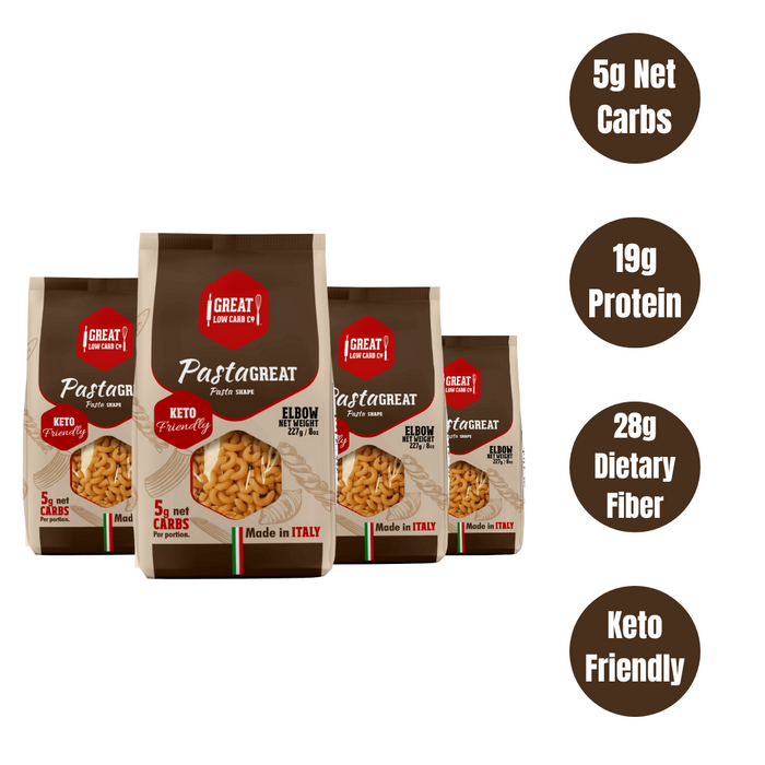 Great Low Carb Elbows 4 Pack Pasta Deal