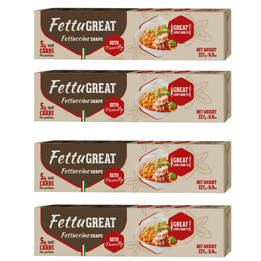 Great Low Carb Fettuccine 4 Pack Pasta Deal