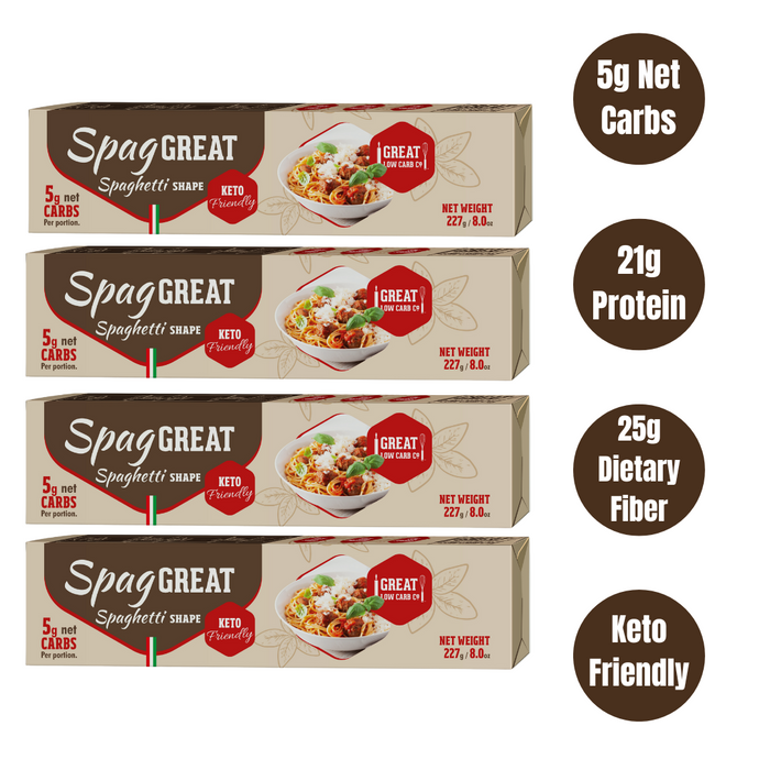 Great Low Carb Spaghetti 4 Pack Pasta Deal