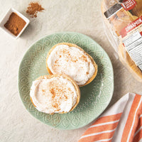 Great Low Carb 70 Calorie Cinnamon Bagels bag of 4