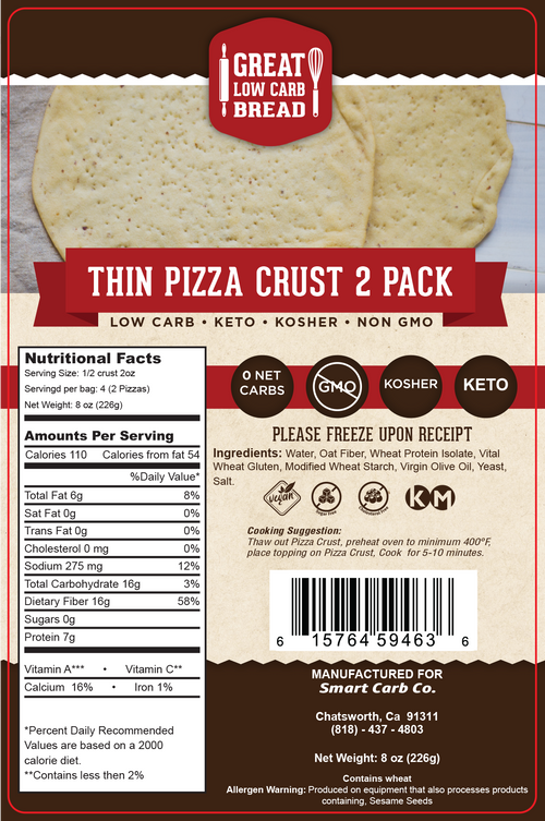 Copy of THIN PIZZA CRUST 2 PACK