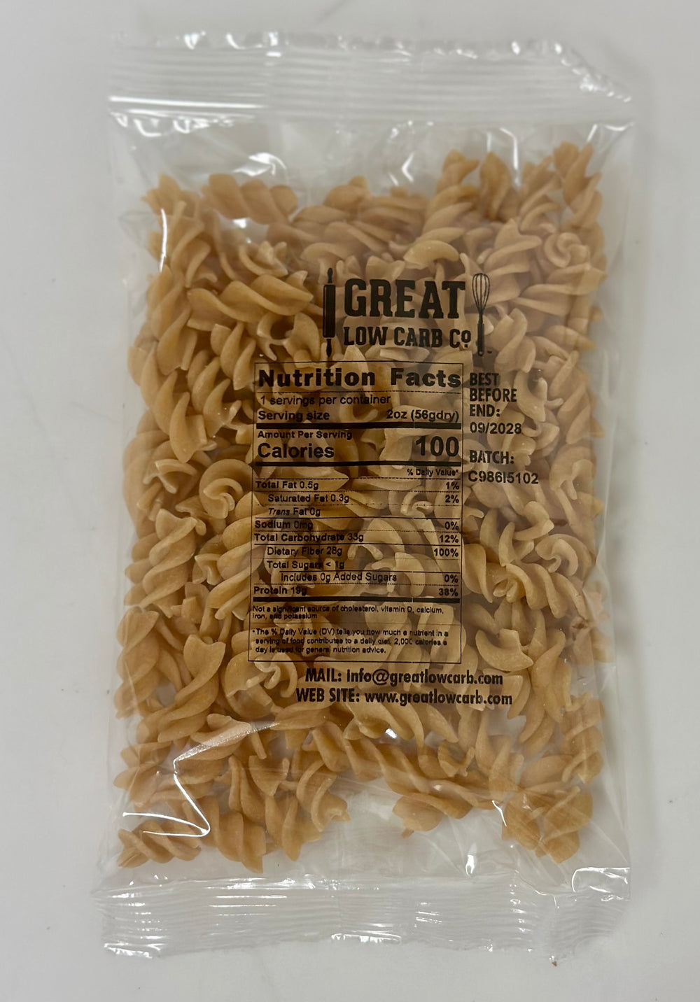 Elbow, Penne or Rotini Single Serving Pastas 2oz bags