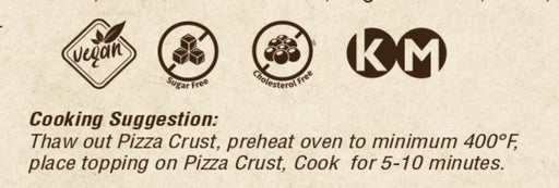 Great Low Carb Thin Pizza Crust 2 Pack "New Brick Oven Baked!"