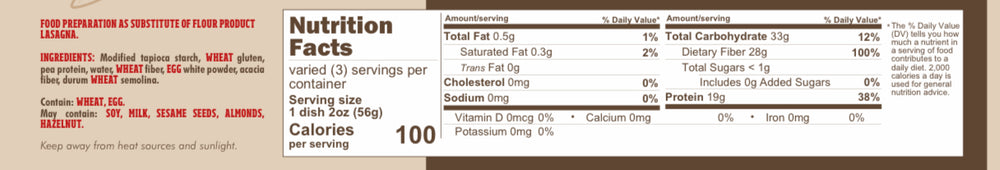 LasaGreat Lasagna Shape 7oz