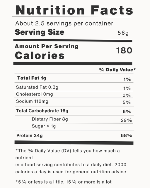 Noodles pasta 140g tub (4 nests of 35g) (Stage 1 Protein Focused)