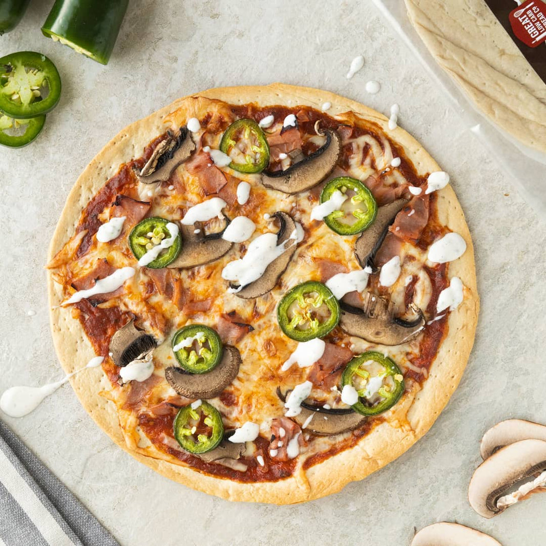image Great Low Carb Pizza Crust