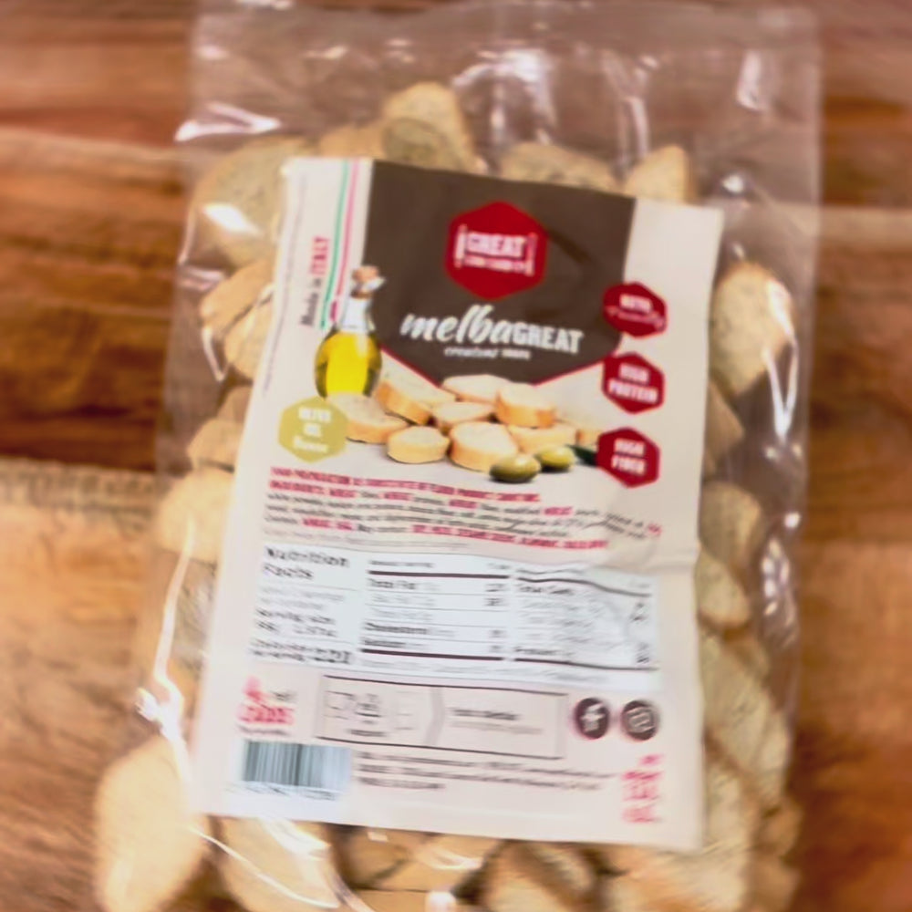 MelbaGreat Olive Oil Croutons Shape 4oz