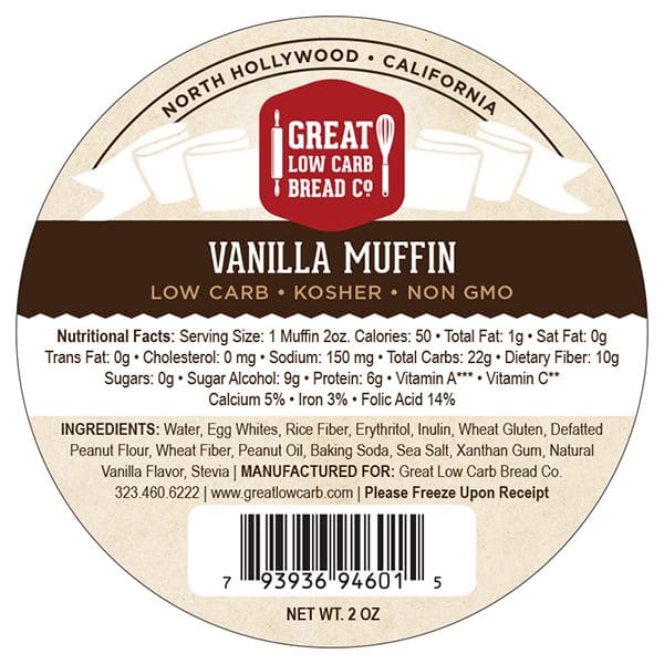 LCF 140 WO18733 Vanilla Muffin 2oz