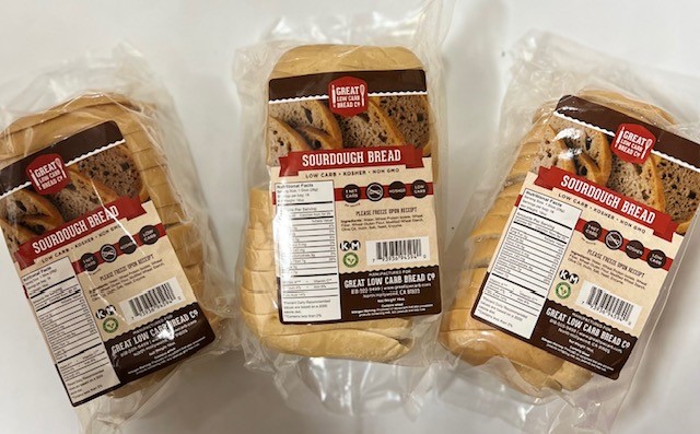 Great Low Carb Sourdough bread 3 pack