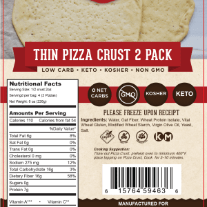 Copy of THIN PIZZA CRUST 2 PACK